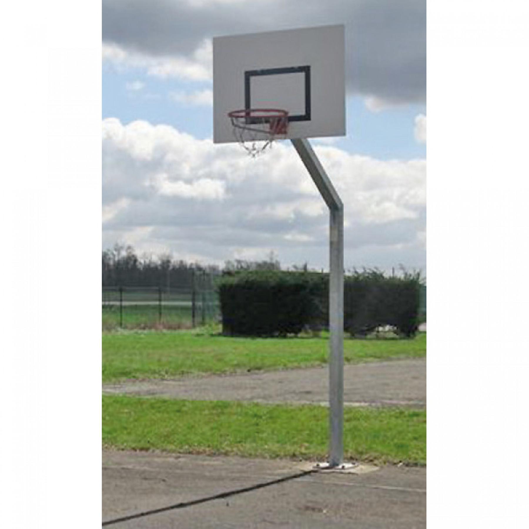 Canasta de baloncesto, con un desplazamiento de 1,20 m y una altura de 2,60 m para empotrar rectangular Sporti France