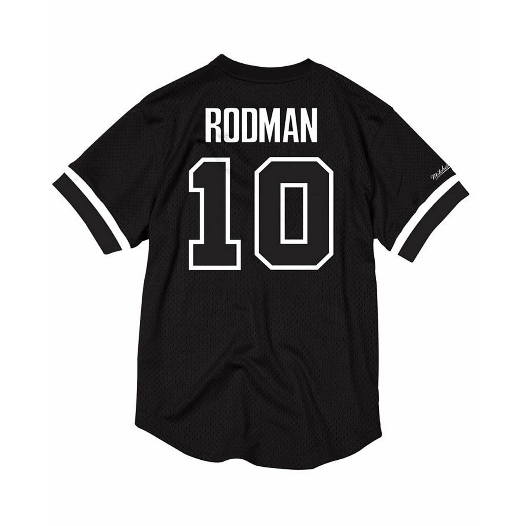 Camiseta Detroit Pistons black & white Dennis Rodman