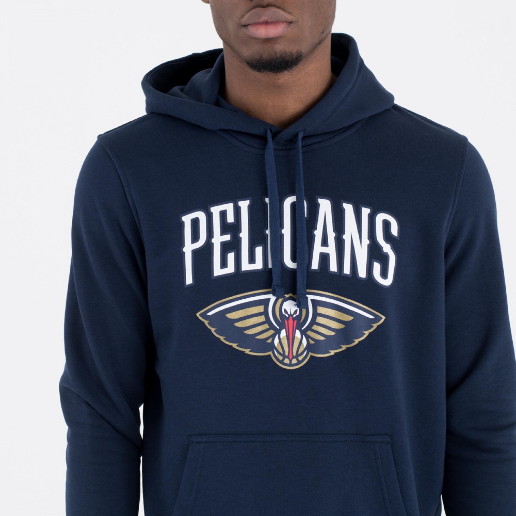 Sweat   capuche New Era  avec logo de l'équipe New Orleans Pelicans