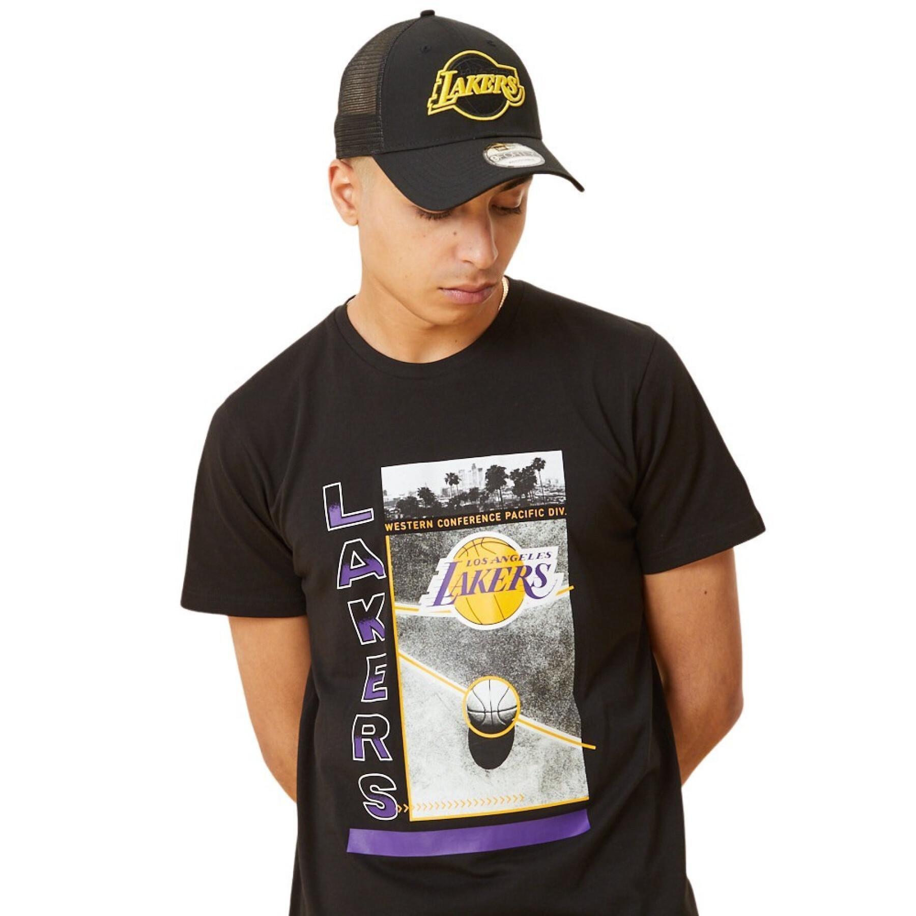 Camiseta Los Angeles Lakers Court Photo