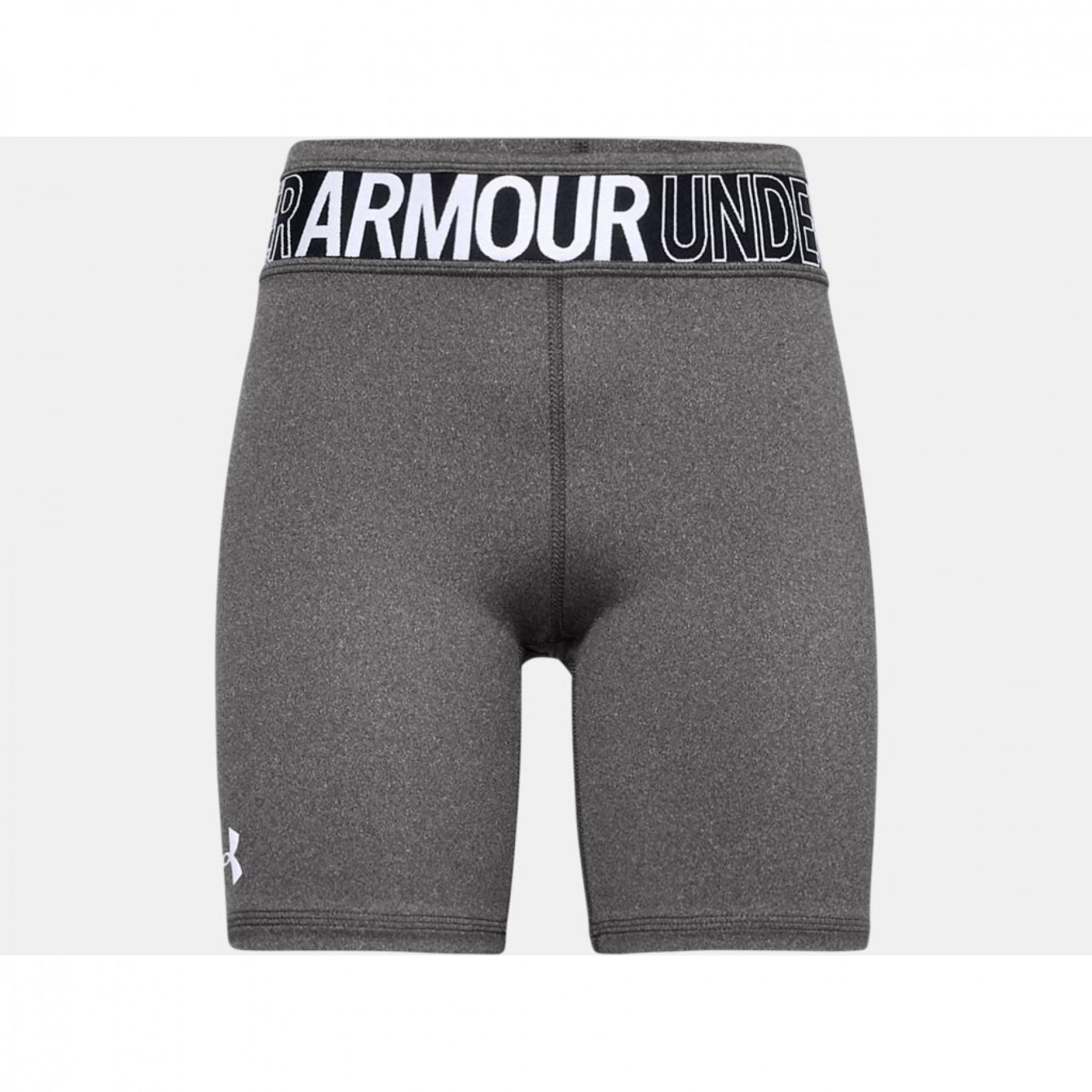 Pantalones cortos de ciclismo para niñas Under Armour HeatGear® Heathered
