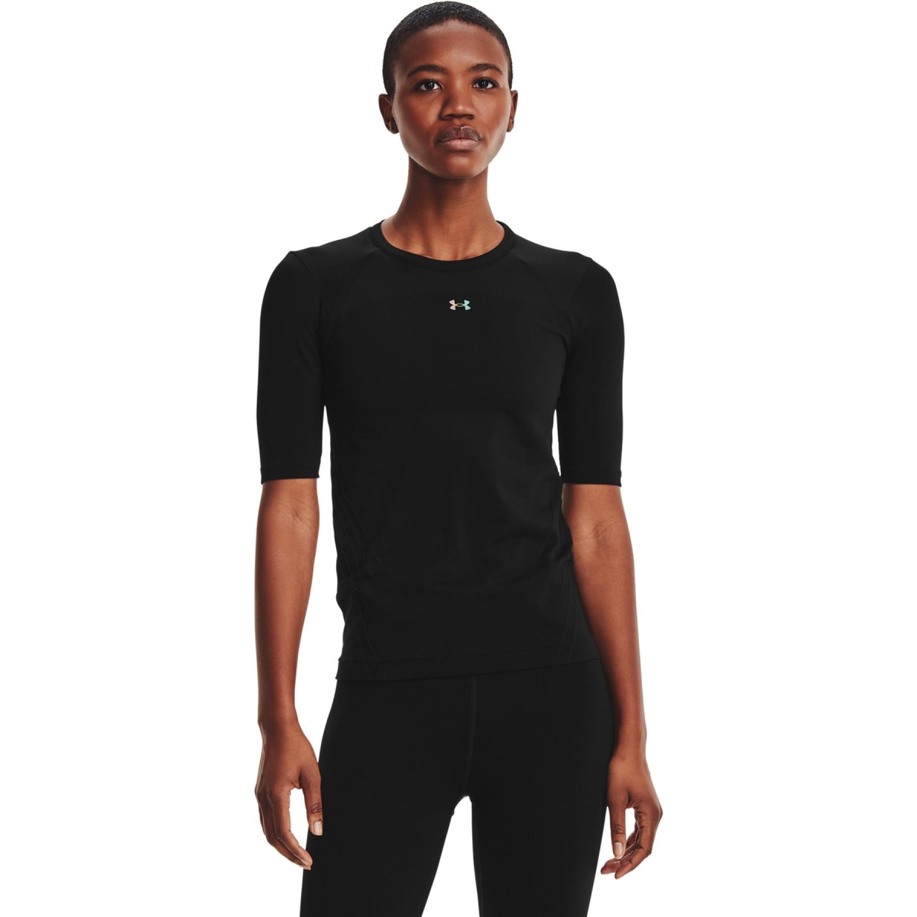 Maillot de mujer Under Armour à manches courtes rush Seamless
