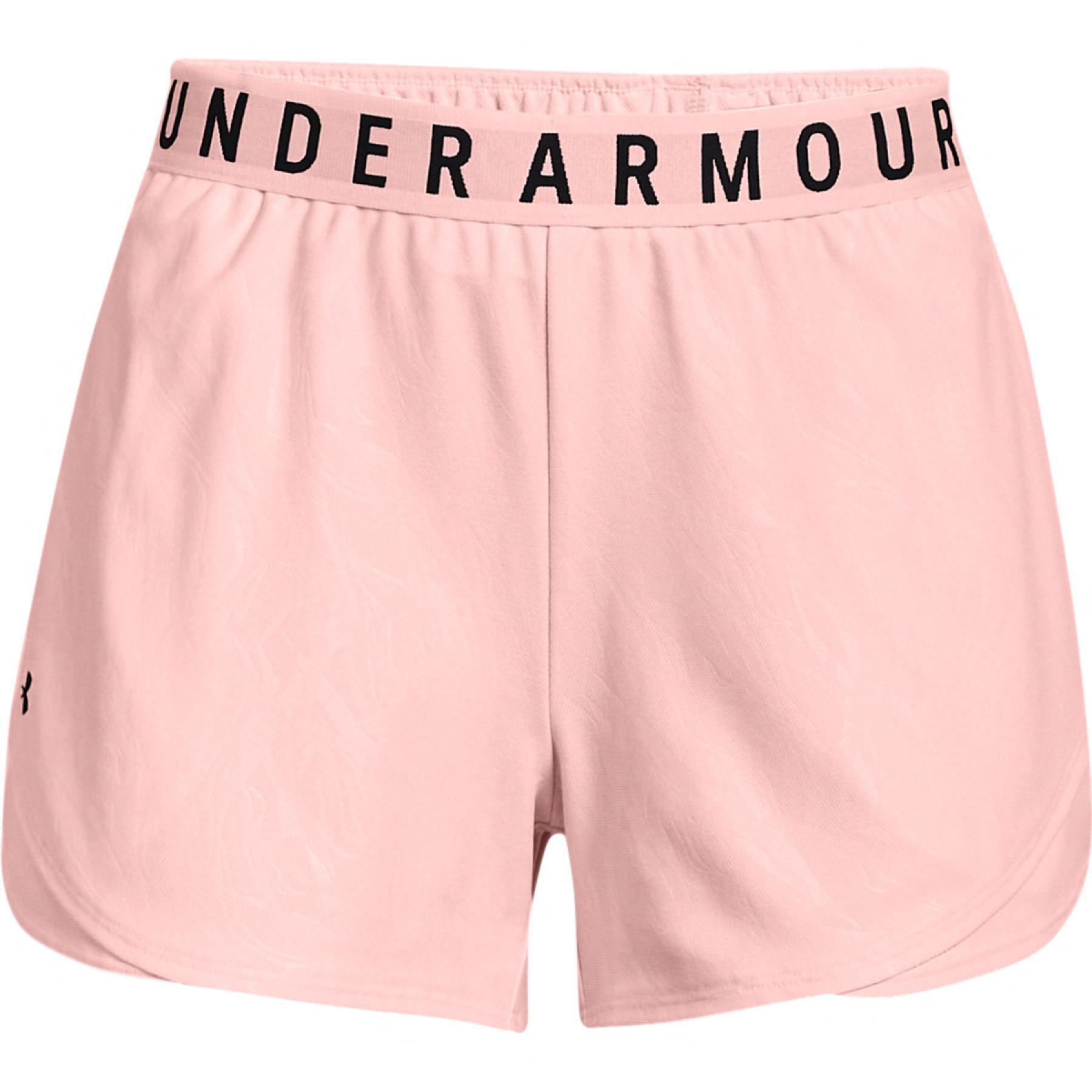 Pantalones cortos de mujer Under Armour play up 3.0 emboss