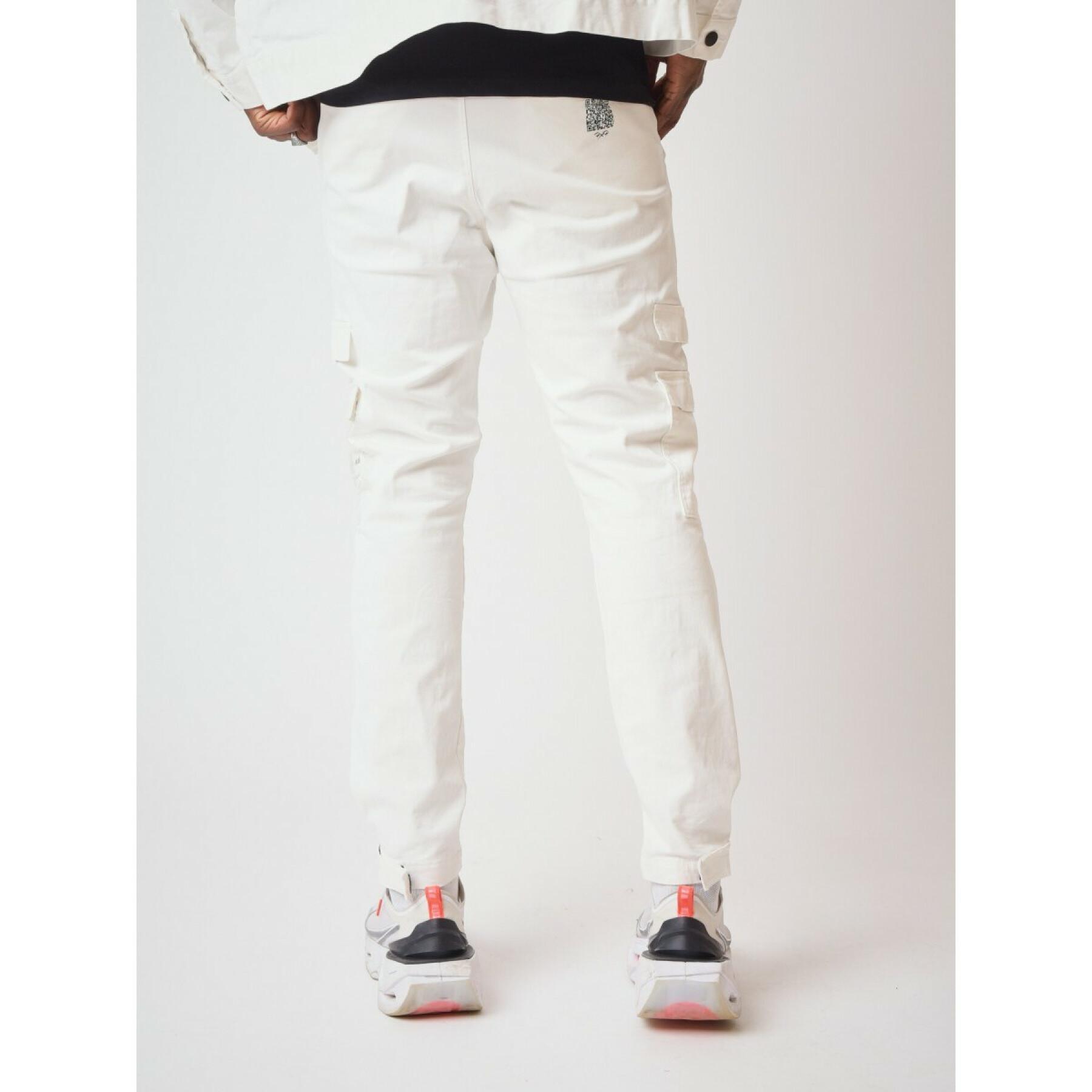Pantalones estilo cargo con bolsillo transparente Project X Paris