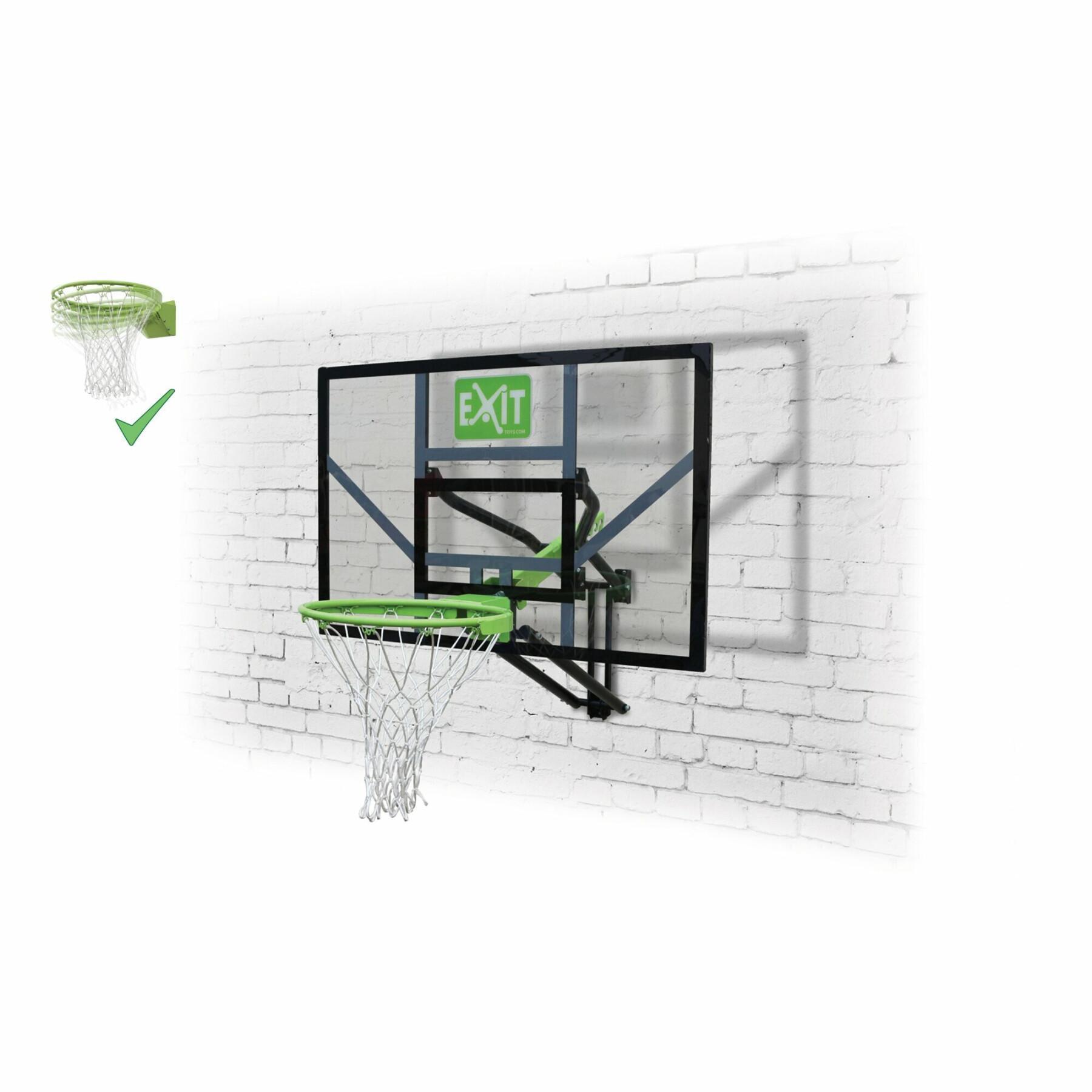 Canasta de baloncesto para montar en la pared con aro de mate Exit Toys Galaxy