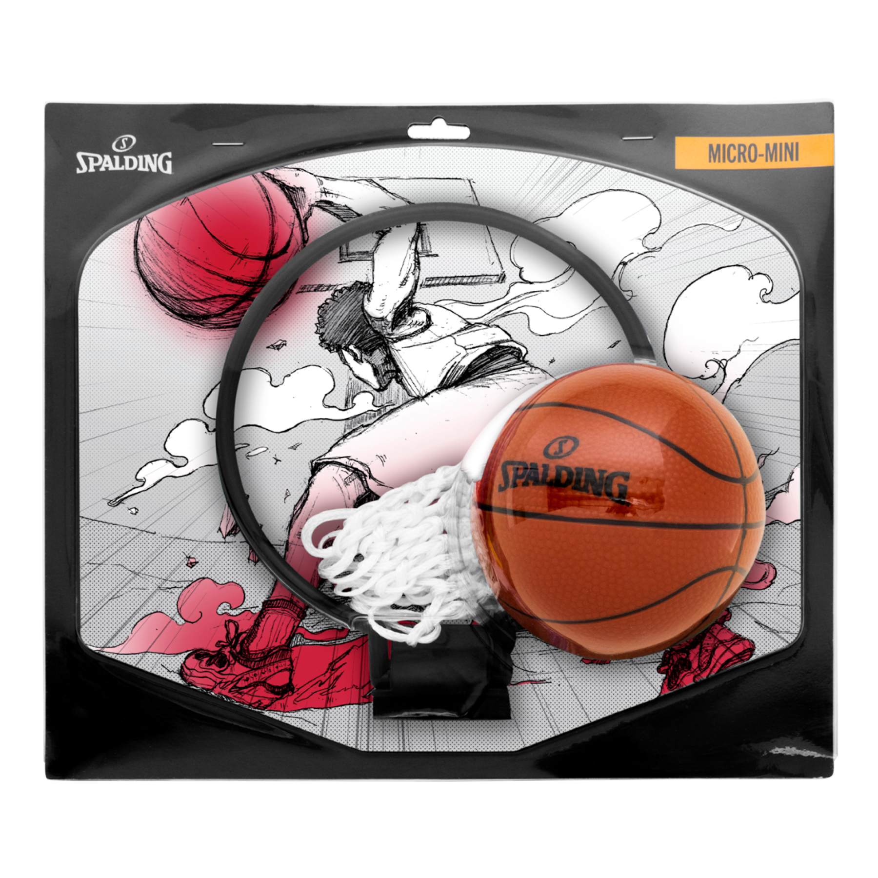 Mini canasta de baloncesto Spalding Skretch Micro