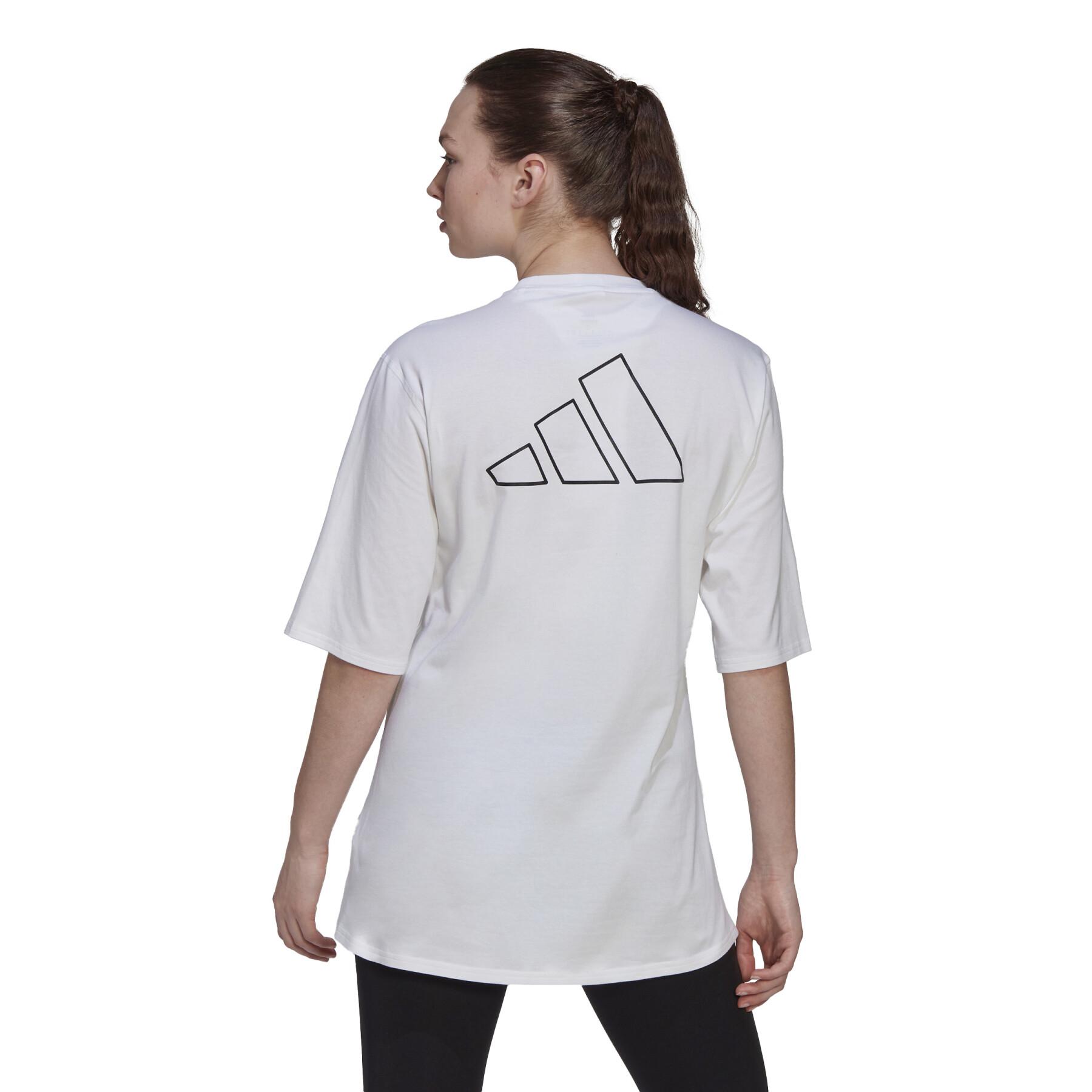 Camiseta de mujer adidas Run Icons Made With Nature