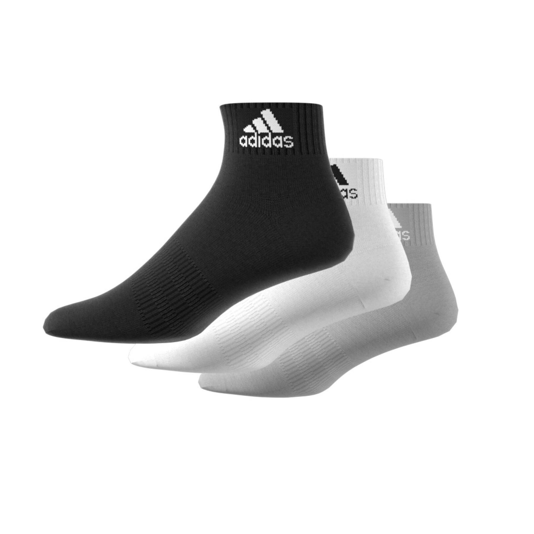Juego de 3 pares de calcetines lineales para adidas Sportswear adidas Marcas Equipaciones