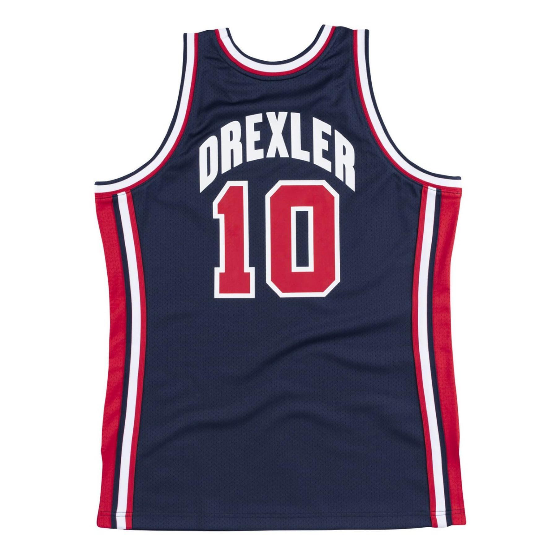 Camiseta auténtica del equipo USA nba Clyde Drexler