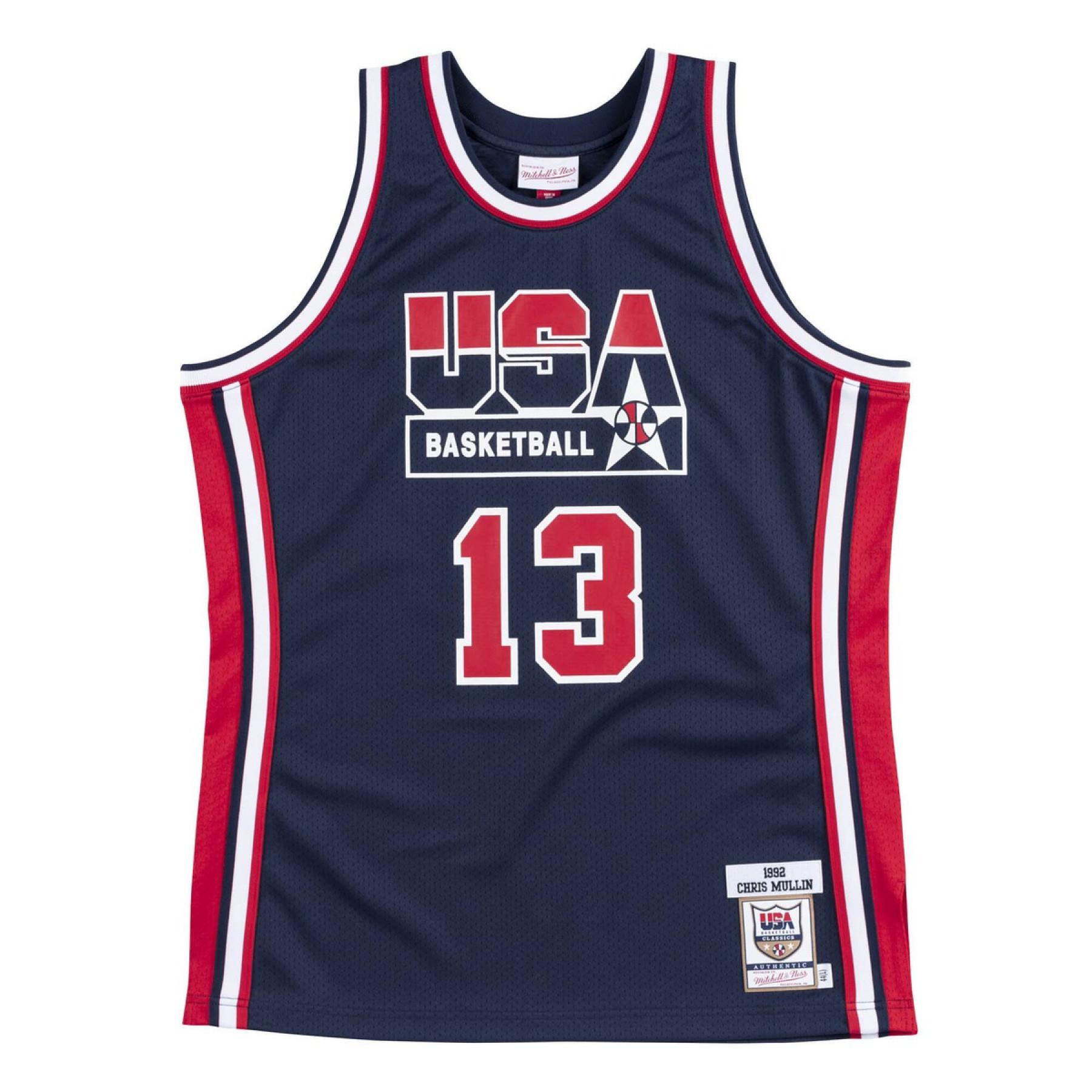 Camiseta auténtica del equipo USA nba Chris Mullin