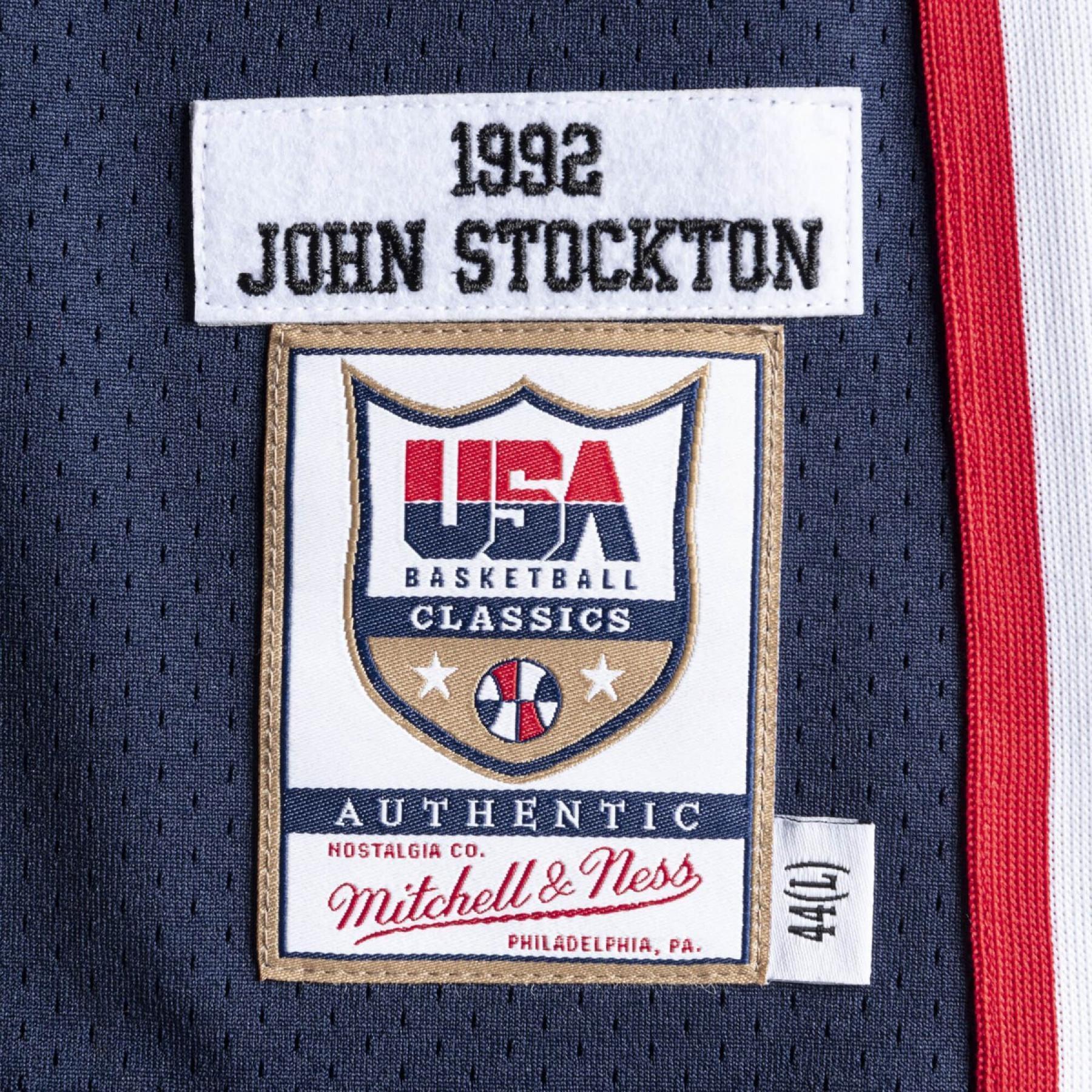 Camiseta auténtica del equipo USA nba John Stockton