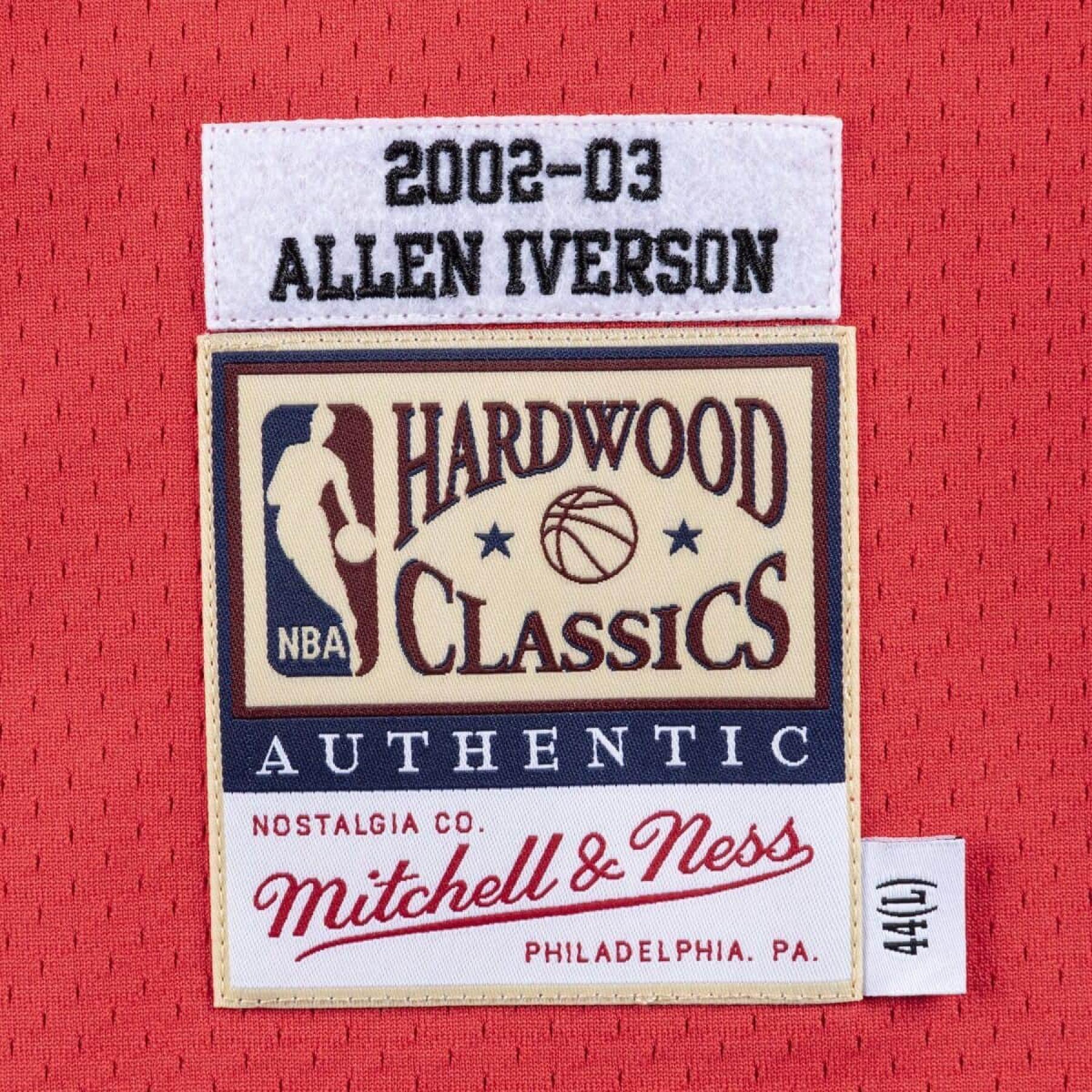 Auténtico jersey Philadelphia 76ers Allen Iverson 2002/03