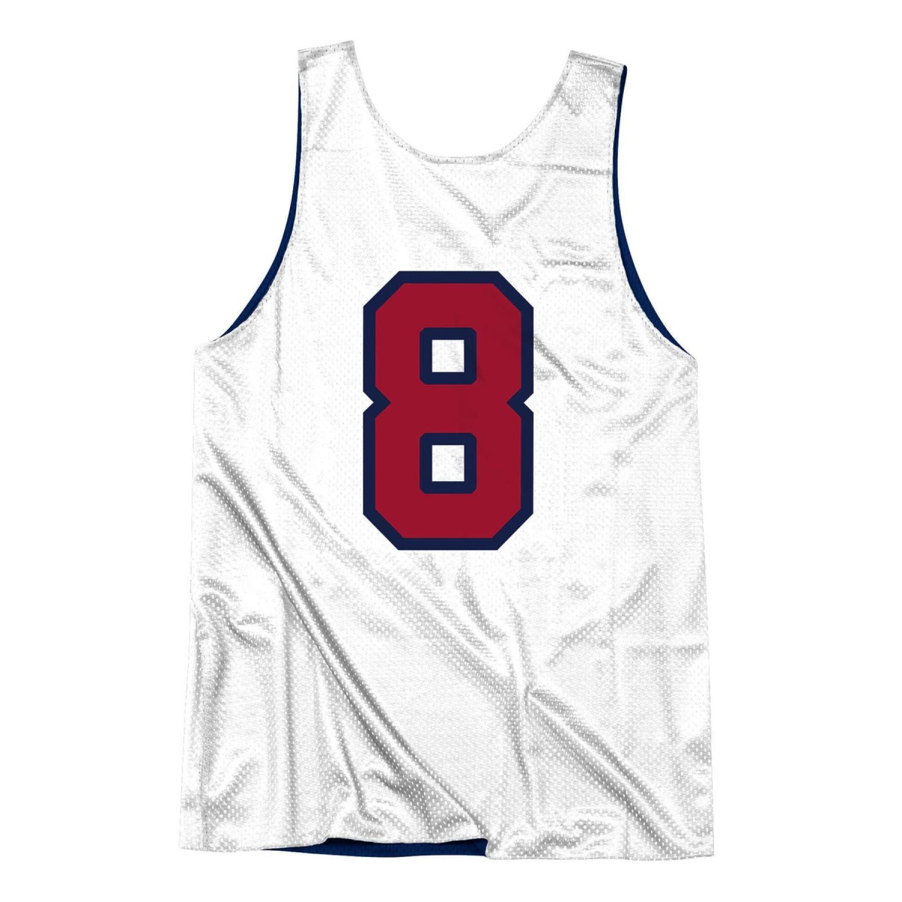 Camiseta auténtica del equipo USA reversible practice Scottie Pippen