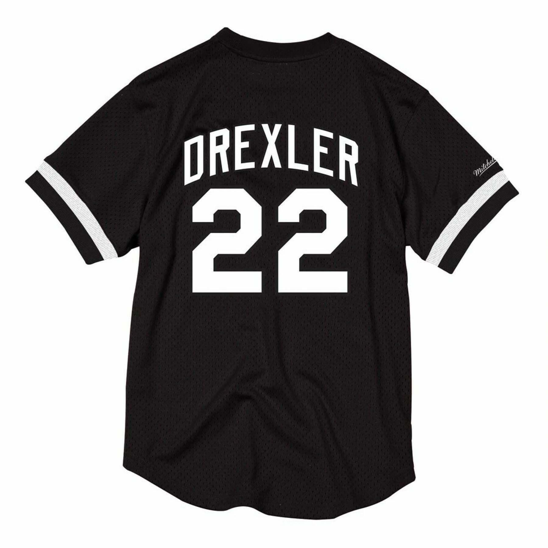Camiseta Portland Trailblazers black & white Clyde Drexler
