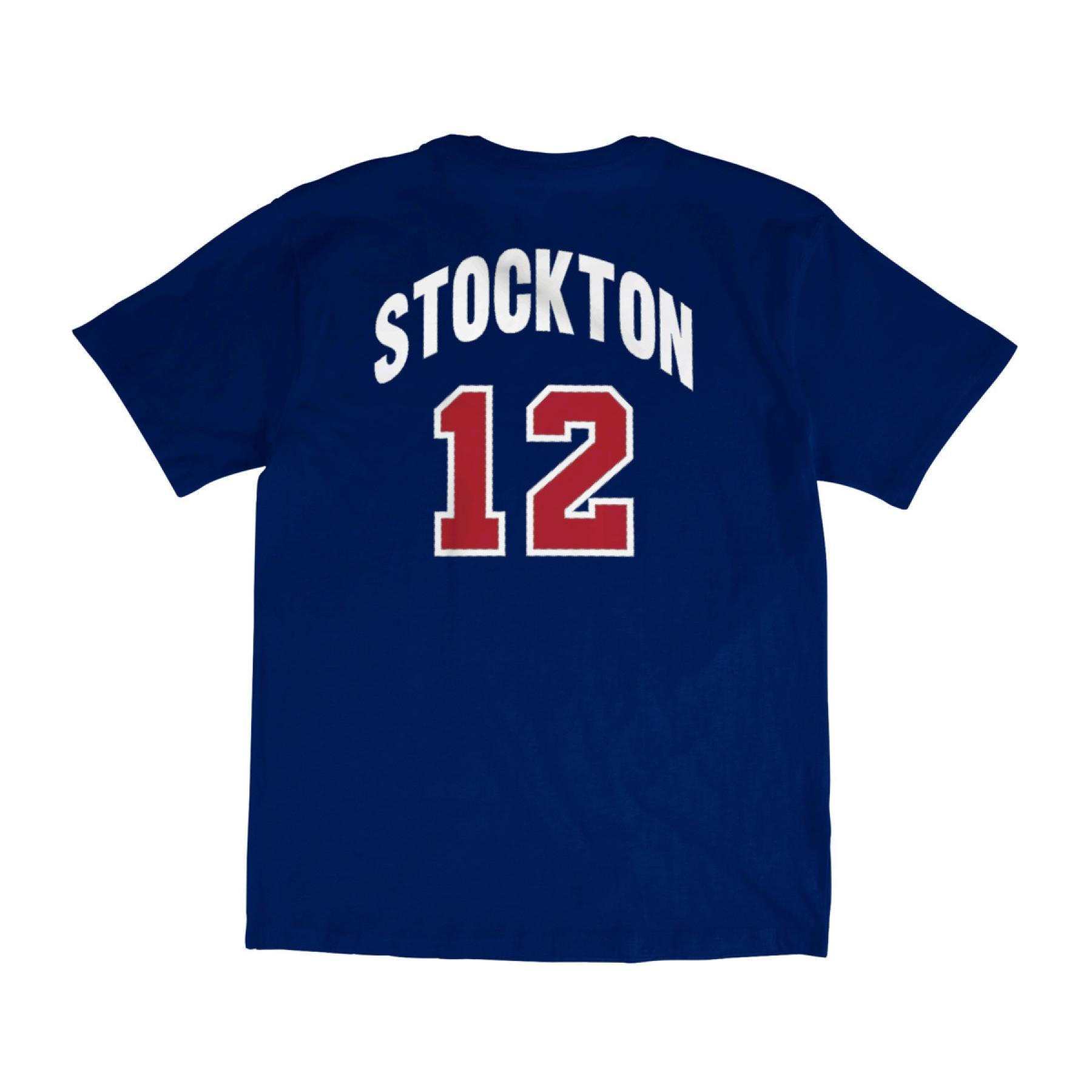 Camiseta USA name & number John Stockton