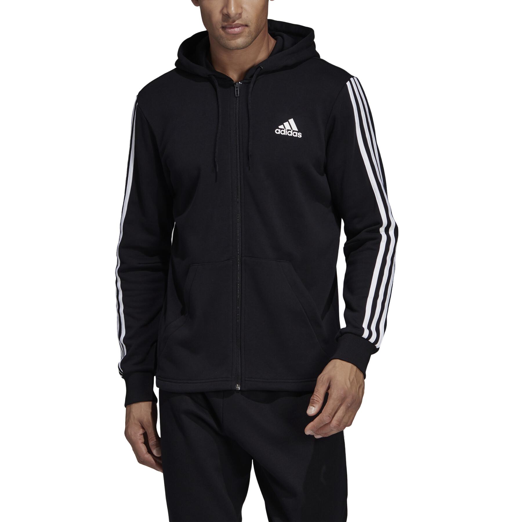 Chaqueta con capucha adidas Must Haves 3-Stripes French Terry