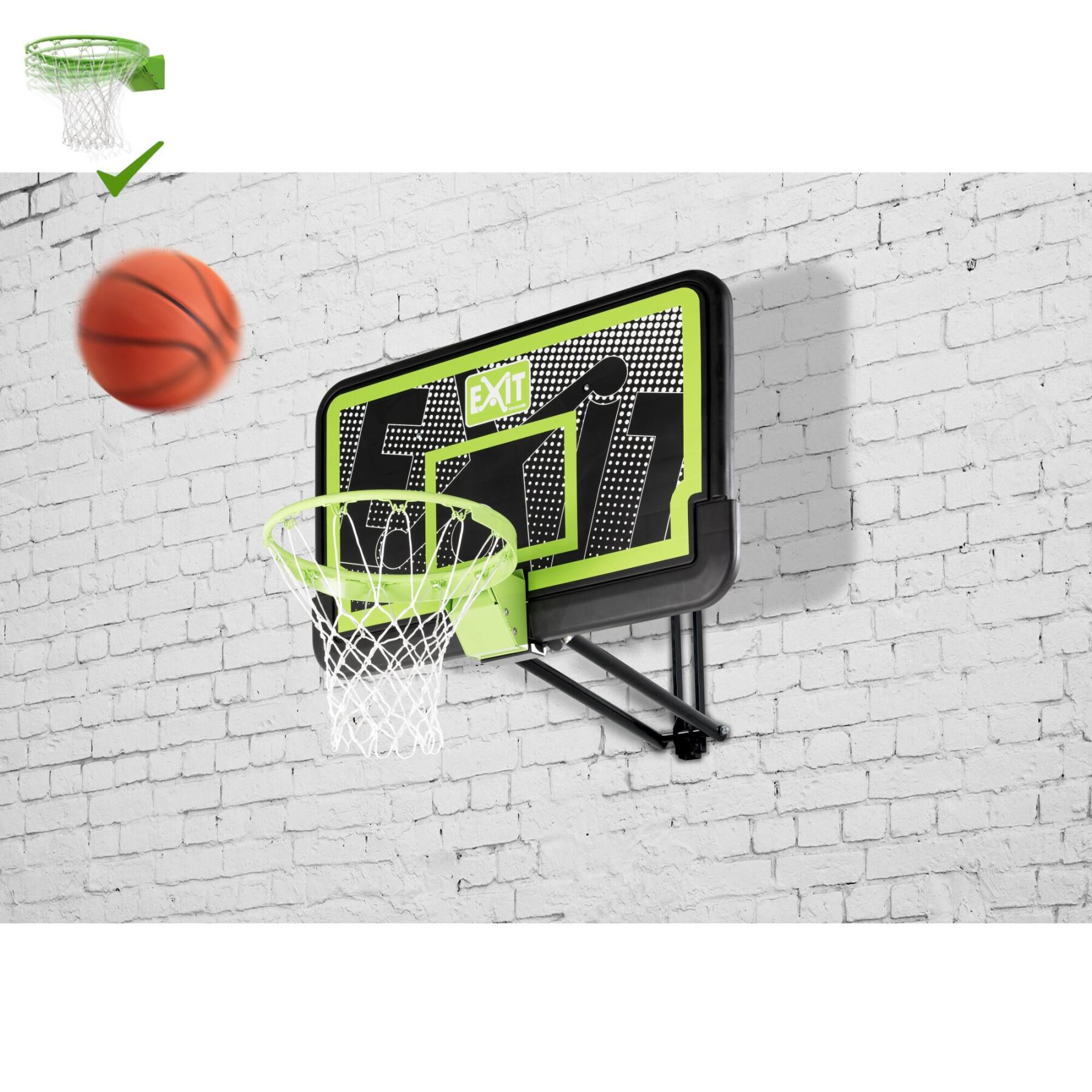 Canasta de baloncesto para montar en la pared con aro de mate Exit Toys Galaxy