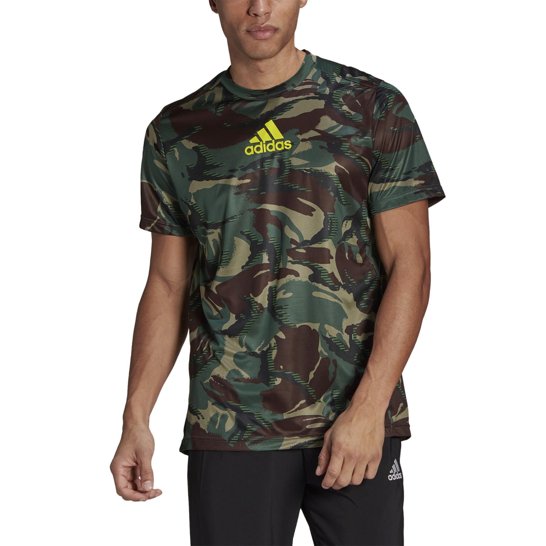Camiseta adidas Designed To Move Aeroready Camouflage Graphic