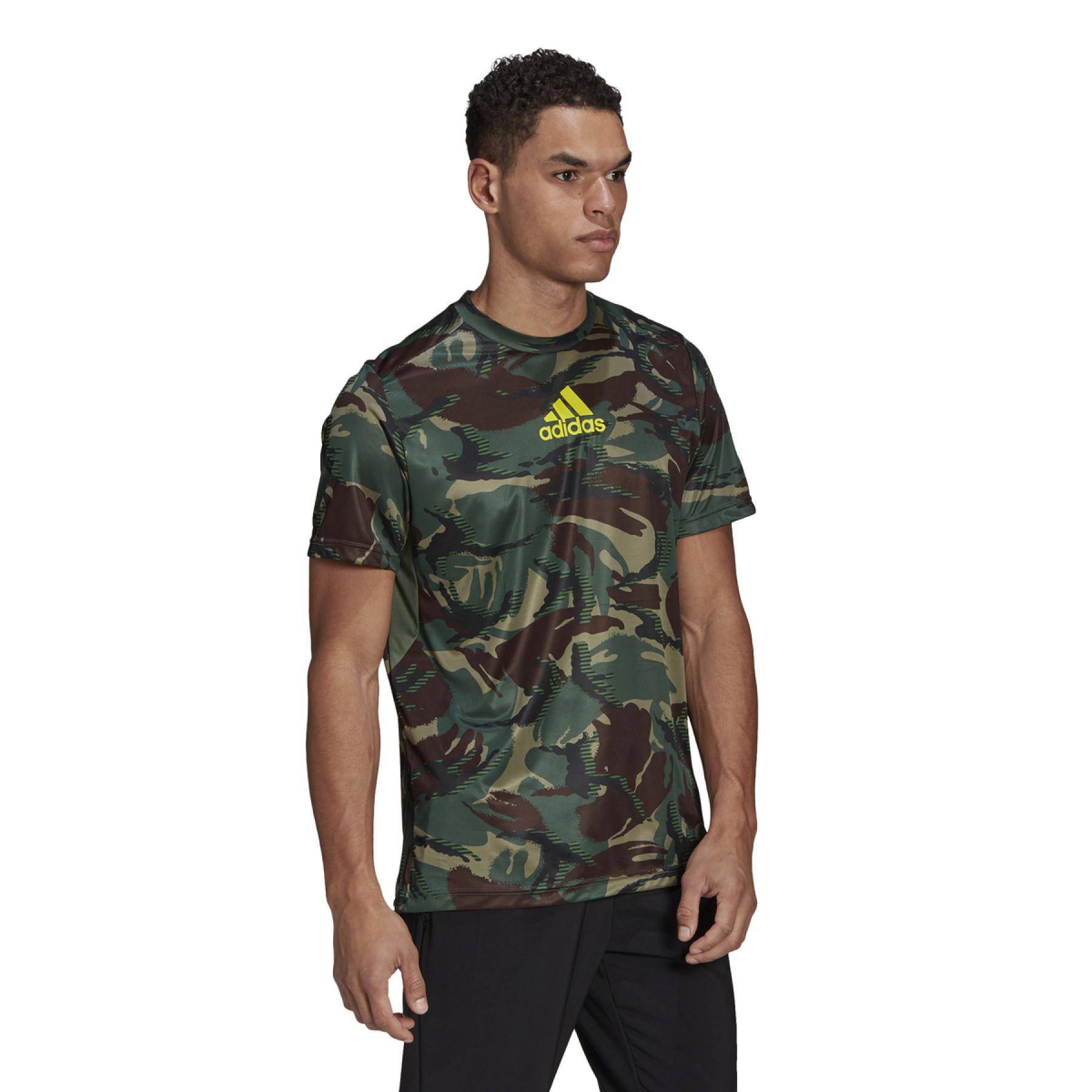 Camiseta adidas Designed To Move Aeroready Camouflage Graphic