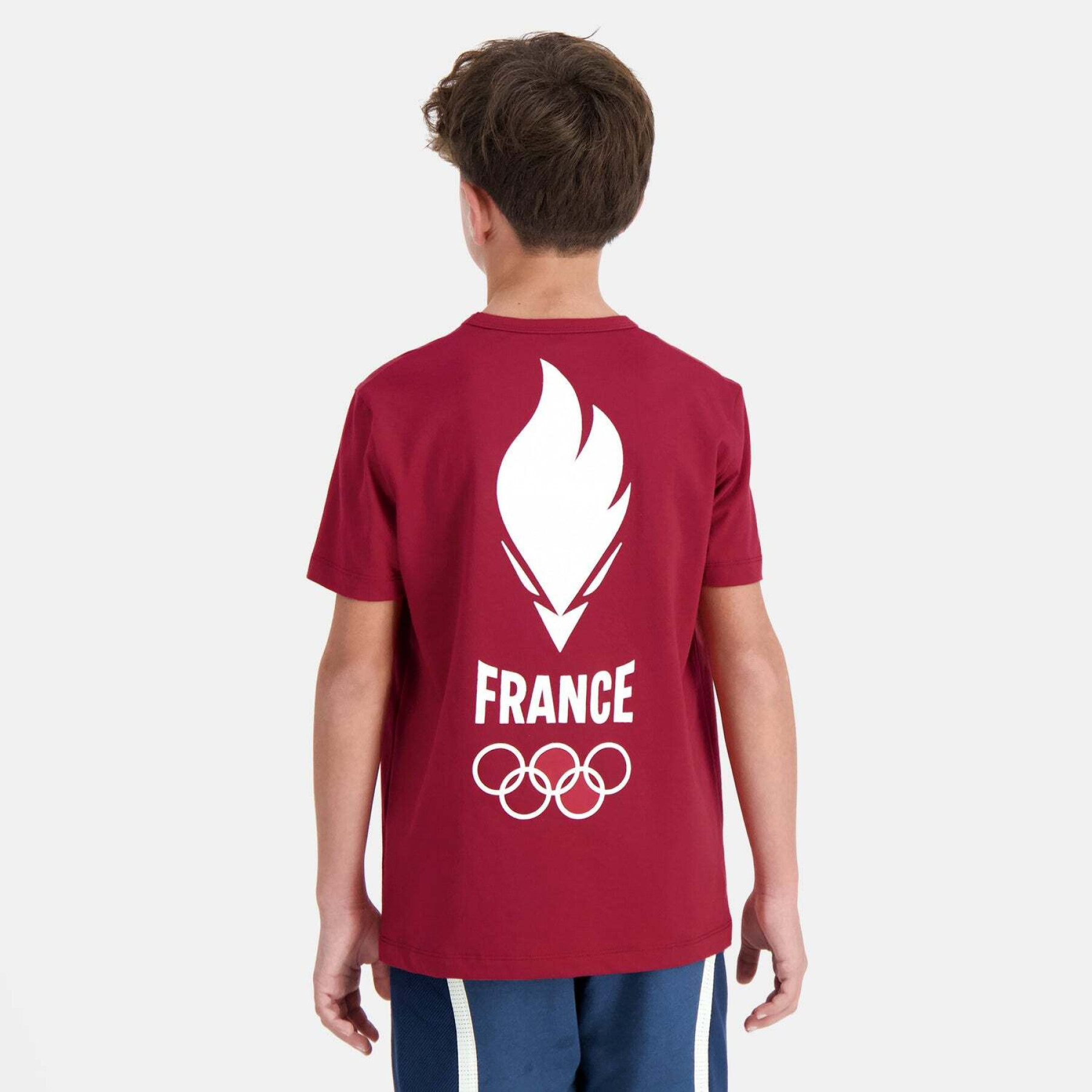 Camiseta infantil Le Coq Sportif Paris 2024 N° 2