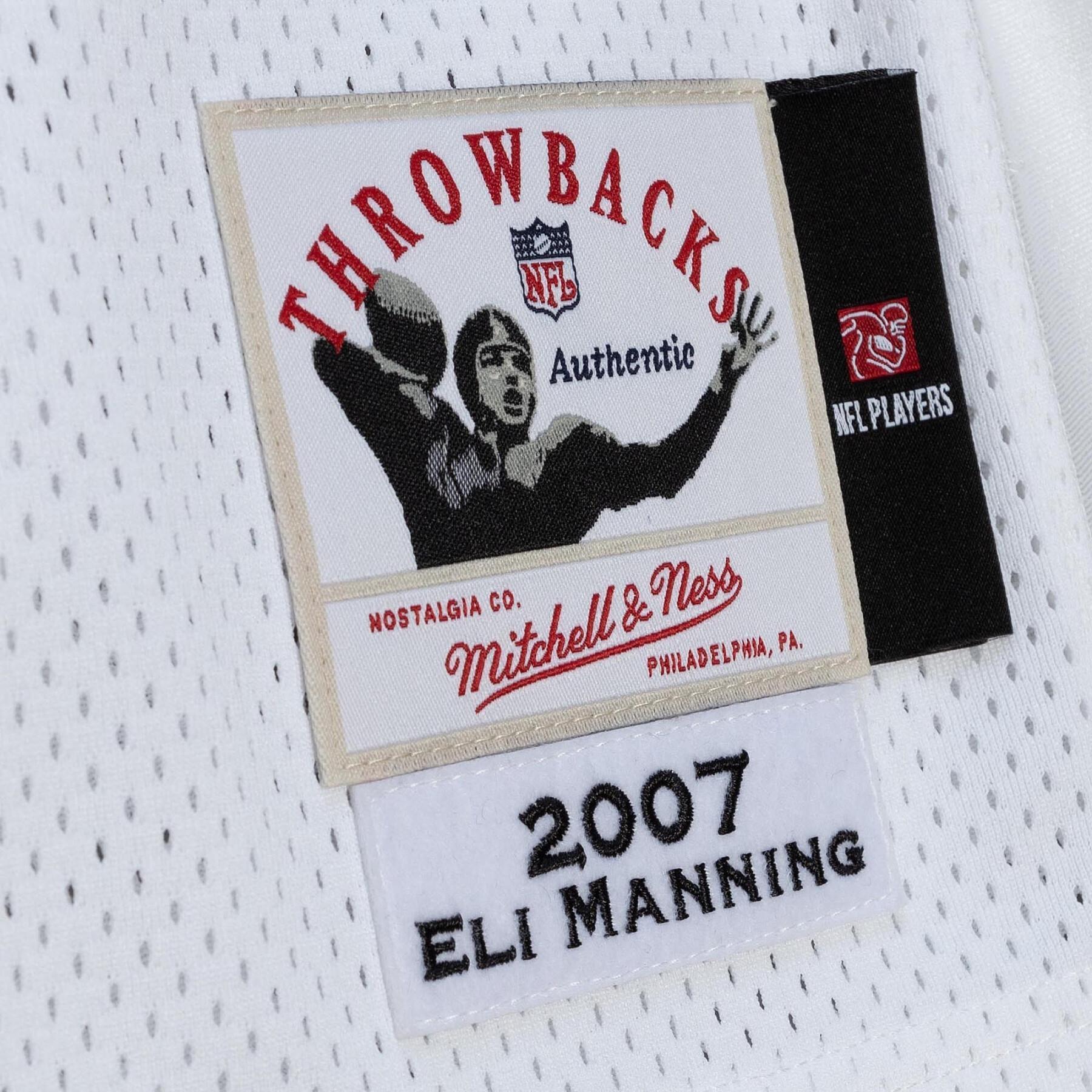 Camiseta auténtica New York Giants Eli Manning 2007