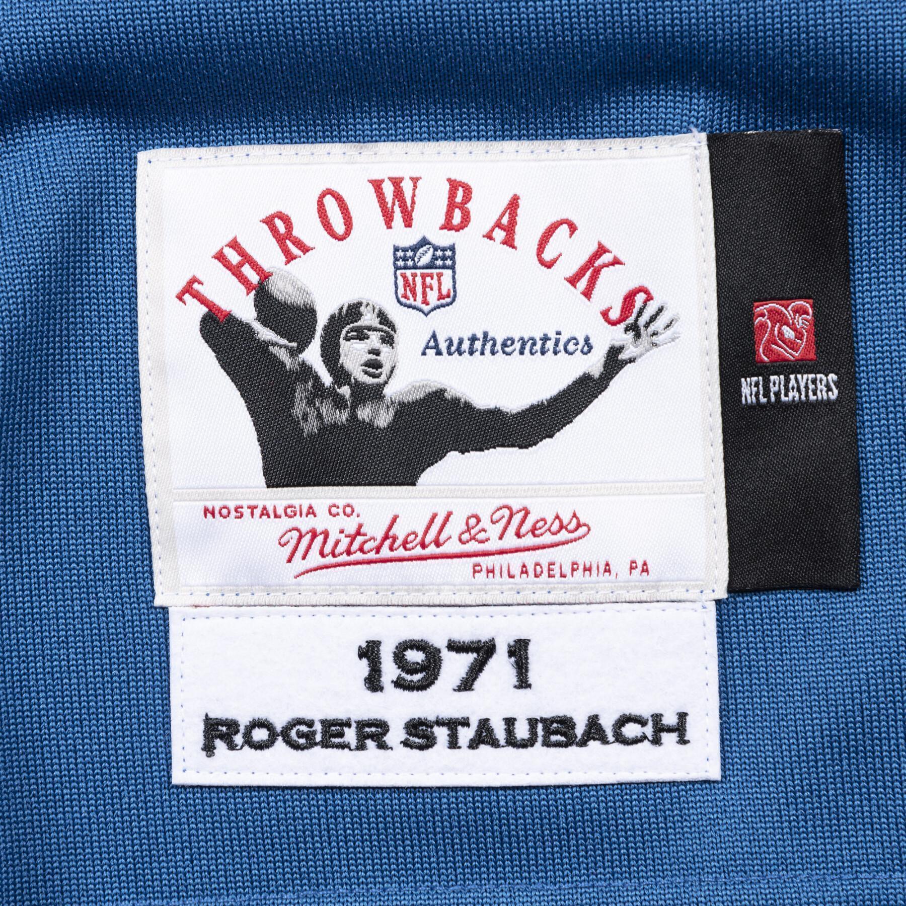 Camiseta auténtica Dallas Cowboys Roger Staubach