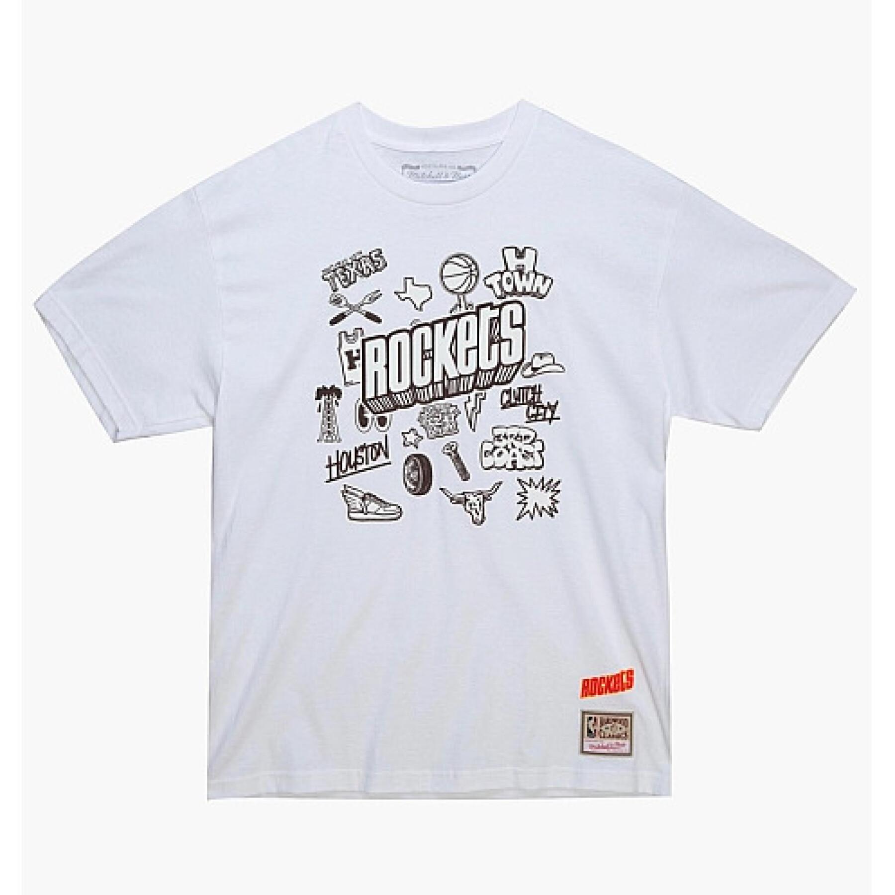 Camiseta Houston Rockets NBA Doodle