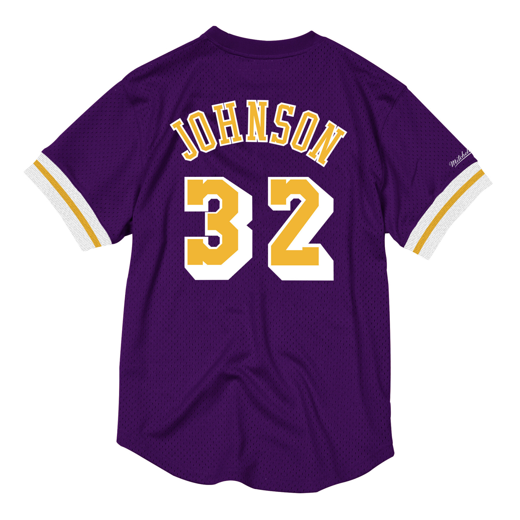 Camiseta de malla con nombre y número Los Angeles Lakers Magic Johnson