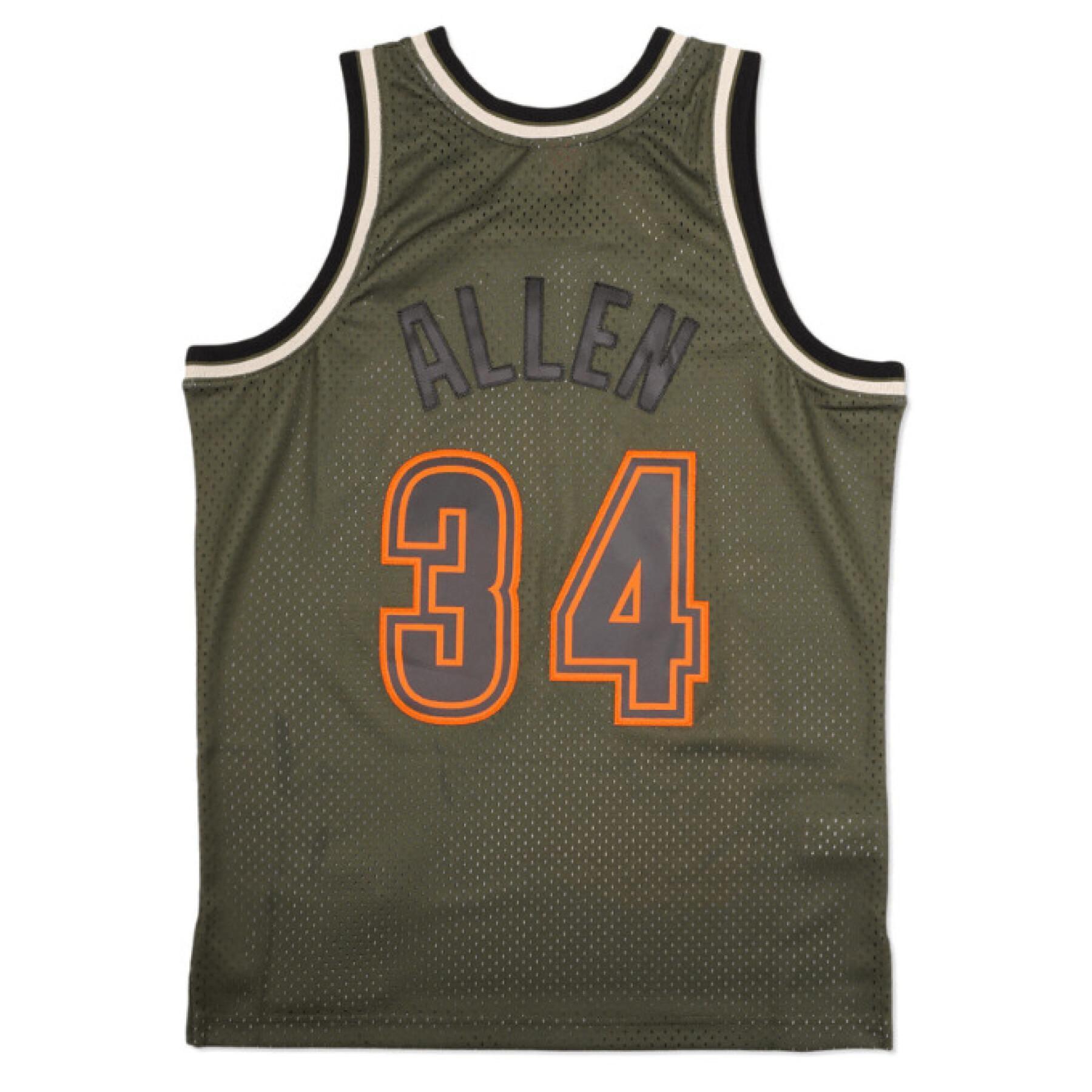 Camiseta Milwaukee Bucks NBA Flight Swingman 1996 Ray Allen