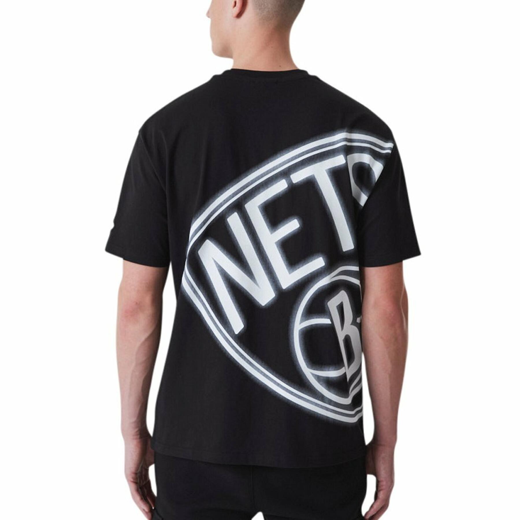 Camiseta brookyln oversize Nets NBA BP Neon