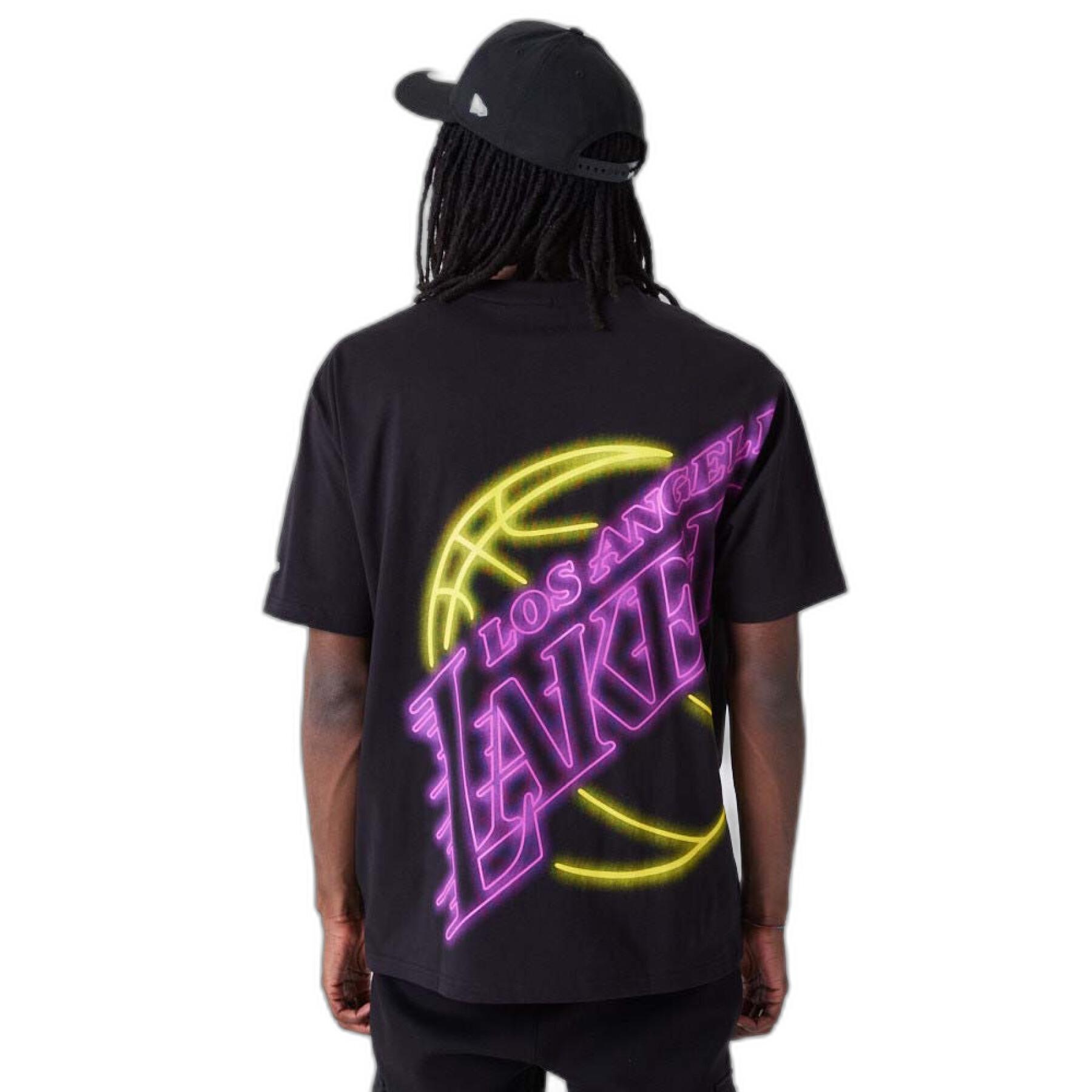 Camiseta oversize Los Angeles Lakers NBA BP Neon