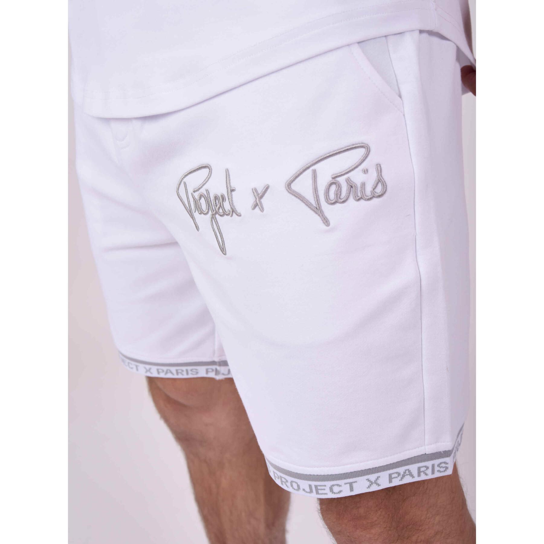 Pantalones cortos con logo bordado Project X Paris