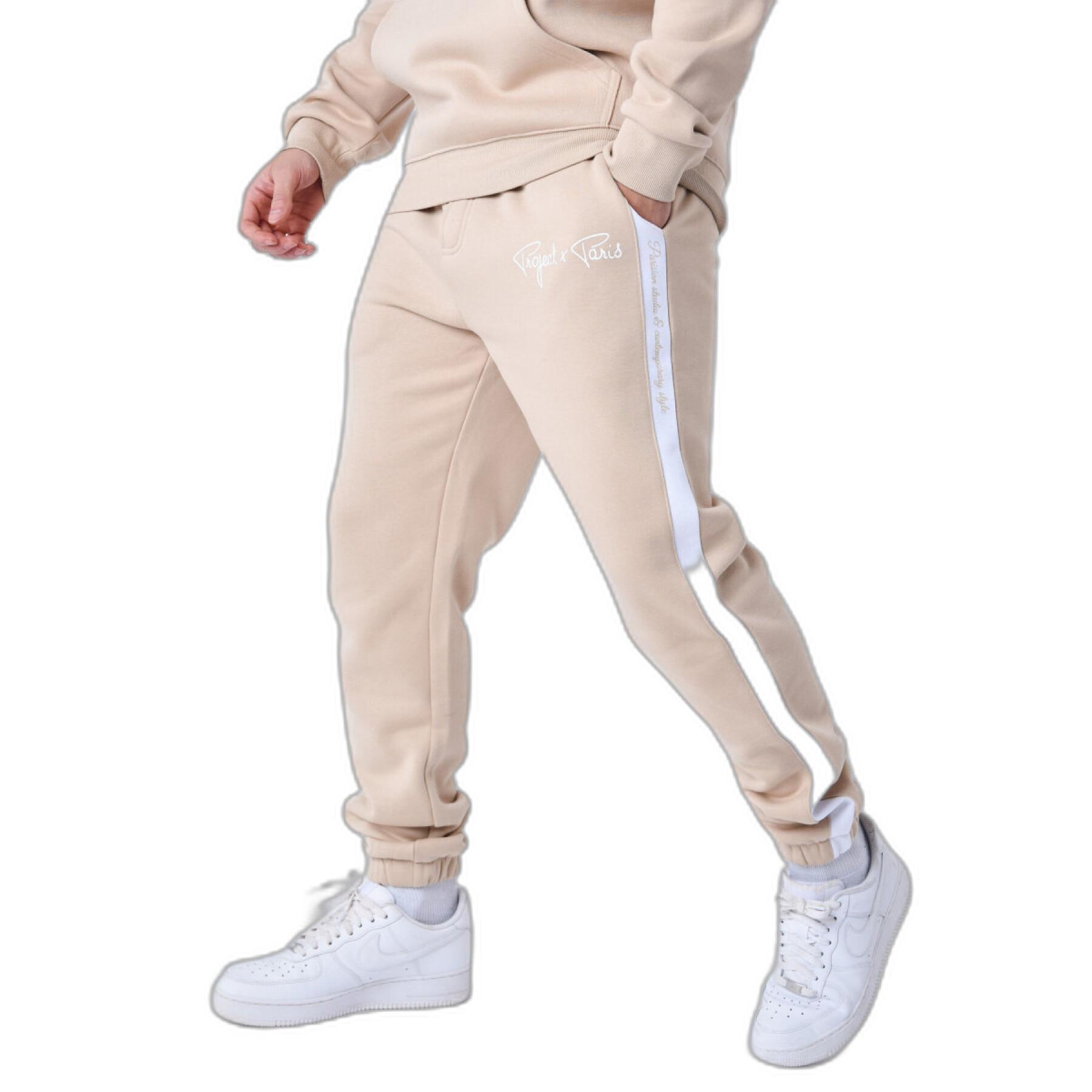 Pantalón de chándal con rayas blancas Project X Paris