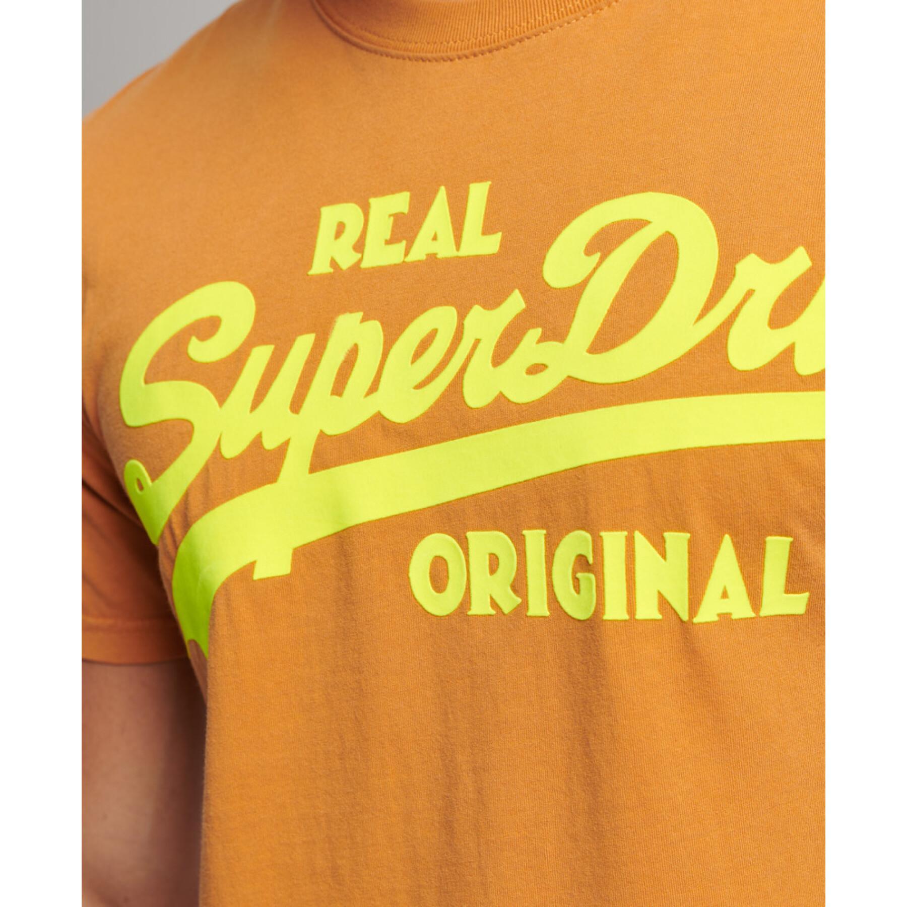 Camiseta con logotipo de neón Superdry Vintage