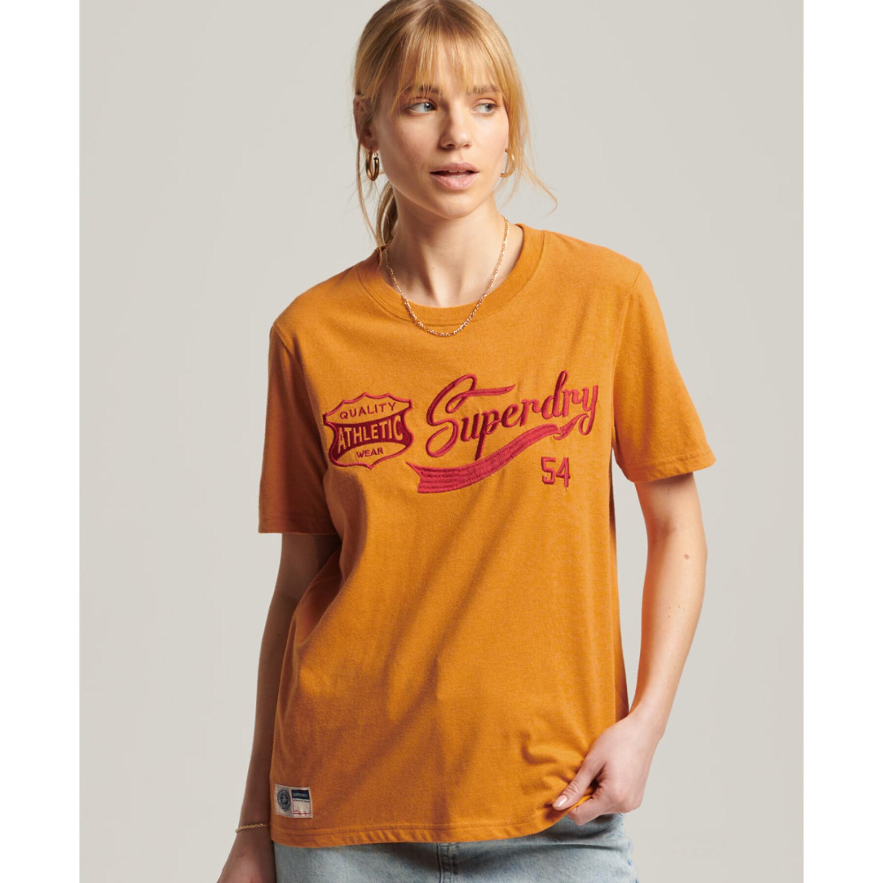 Camiseta de mujer Superdry Vintage Script Style College