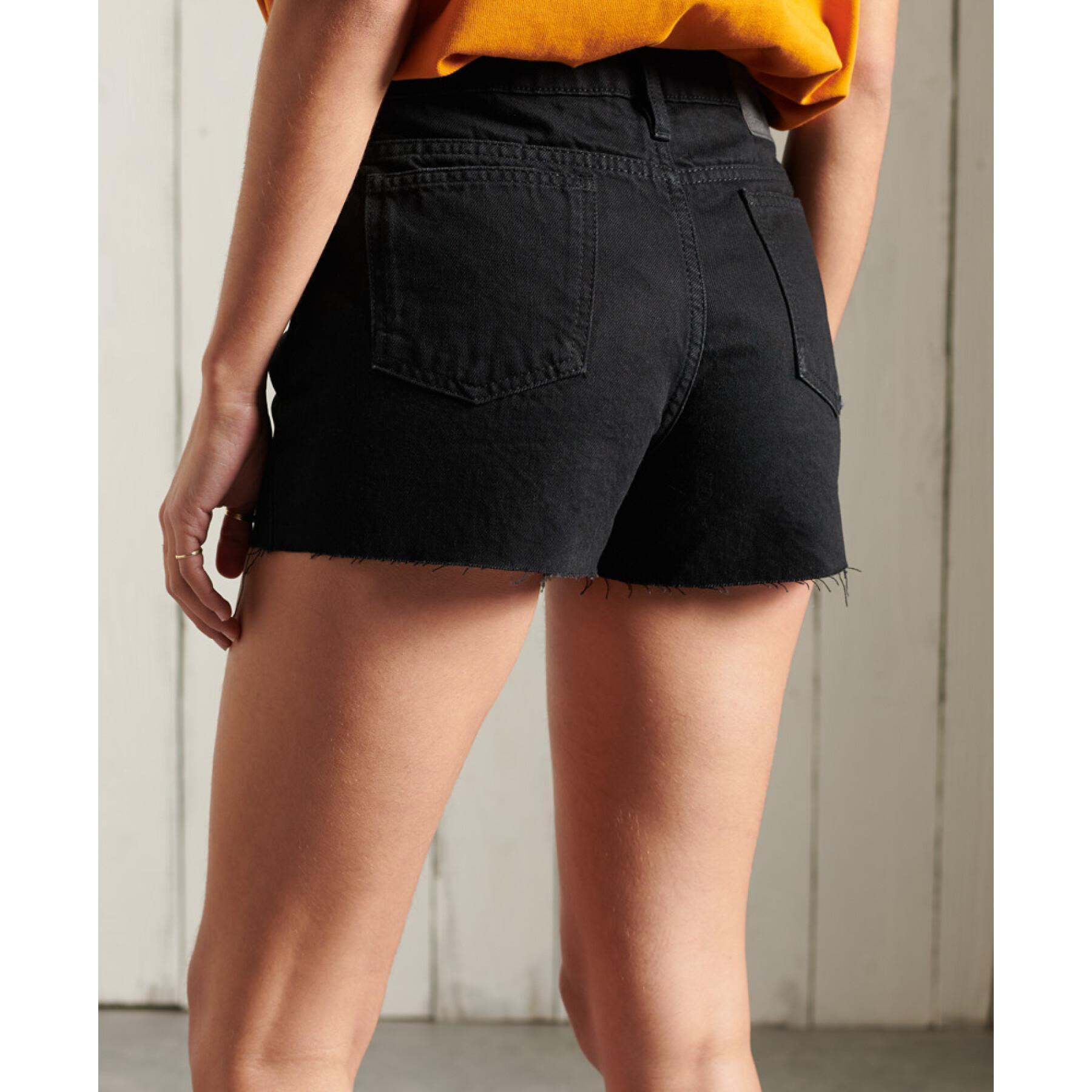 Pantalones cortos de cintura alta para mujer Superdry