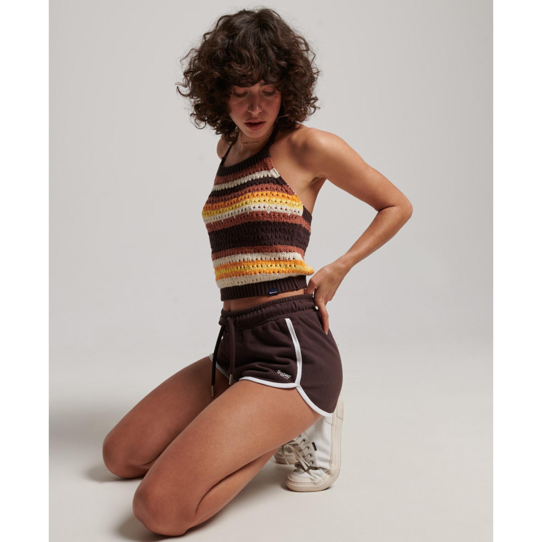 Pantalón Pantalón corto de running para mujer Superdry Vintage