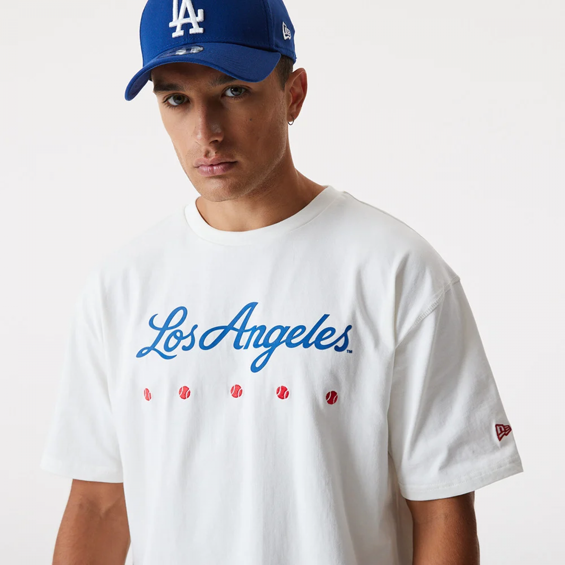 Camiseta New era Los Angeles Dodgers heritage oversize