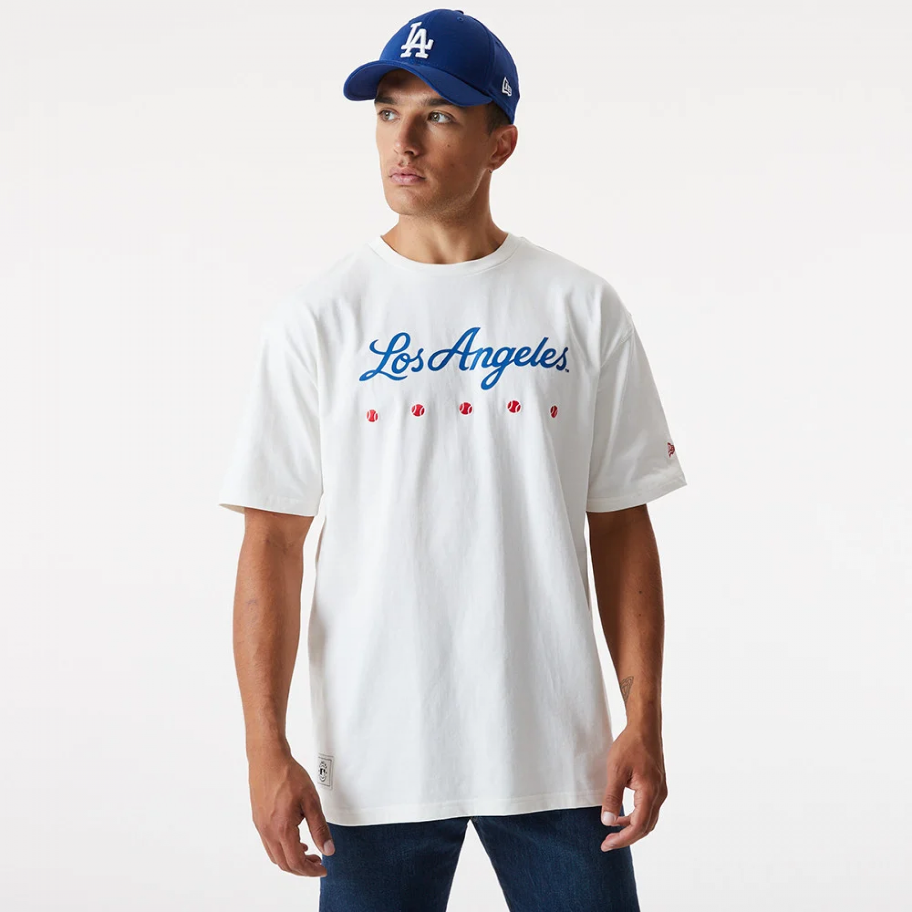 Camiseta New era Los Angeles Dodgers heritage oversize