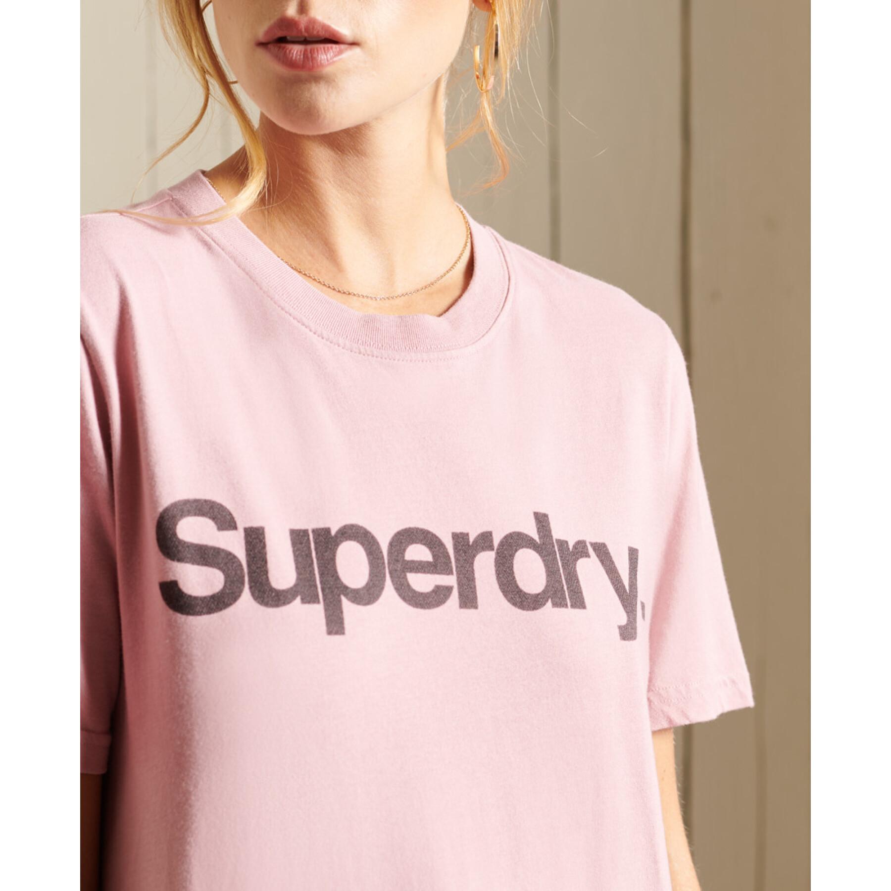 Camiseta de manga corta para mujer Superdry Core Logo
