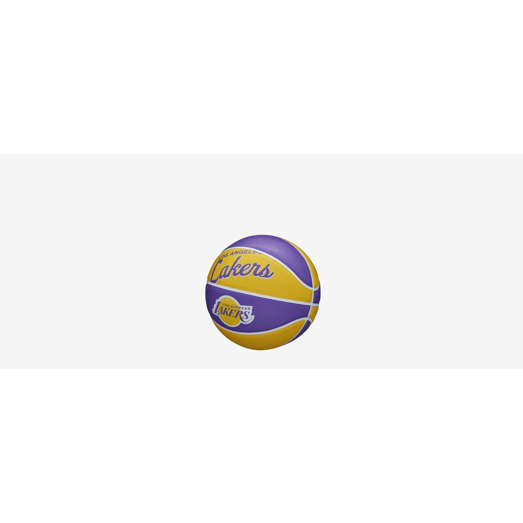 Mini Balón  Los Angeles Lakers Nba Team Retro 2021/22