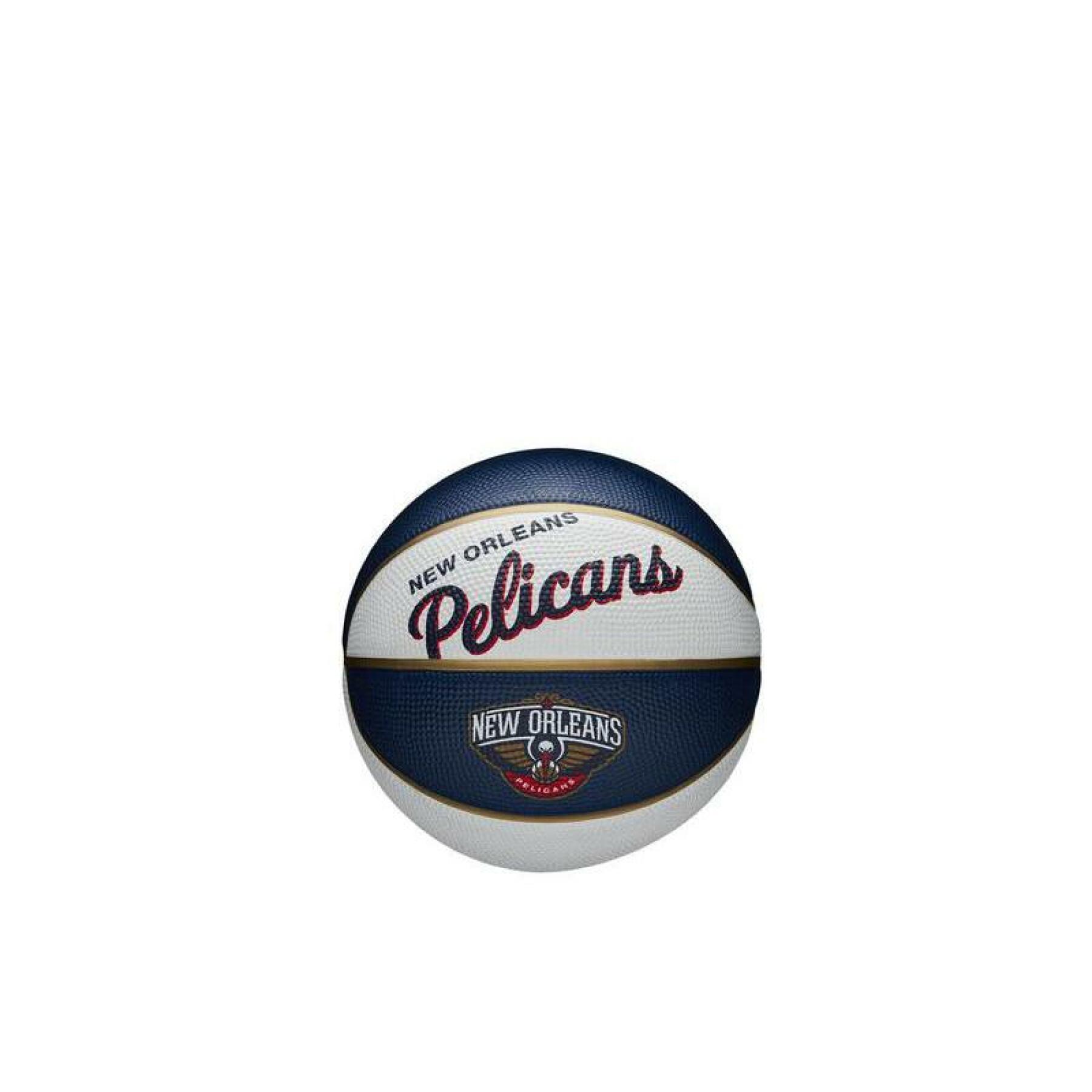 Mini balón retro de la nba New Orleans Pelicans