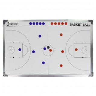 Tablero táctico de baloncesto 60x90cm Sporti
