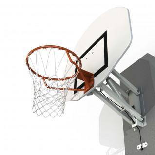 Canasta de baloncesto de pared con media luna de altura regulable Sporti France