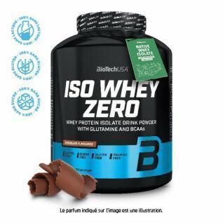 Bote de proteínas Biotech USA iso whey zero lactose free - Chocolate - 2,27kg