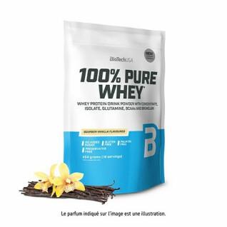 Bolsas de proteína de suero 100% pura Biotech USA - Vanille bourbon - 454g