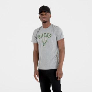 Camiseta New Era logo Milwaukee Bucks