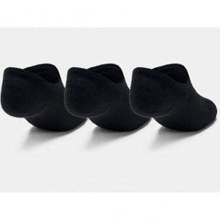 Pack de 3 pares de calcetines ultrabajos Under Armour Unisexe