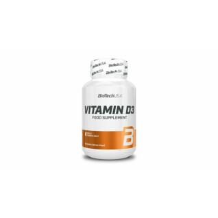 Pack de 12 botes de vitamina d3 50mcg Biotech USA - 120 comp