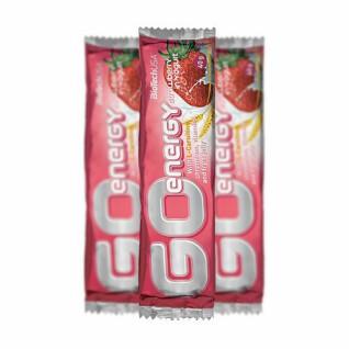 Paquete de 32 cartones de aperitivos Biotech USAgo energy bar - Yaourt à la fraise